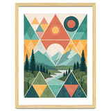 Geometric Convergence: A Mosaic of the Alpine Wilderness thumbnail