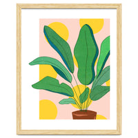 Pastel Plants Love, Botanical Nature Illustration, Gardening Blush Growth, Positive Vibes Mindset Hope