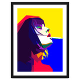 Girl Smoking Pop Art WPAP Style Illustration thumbnail