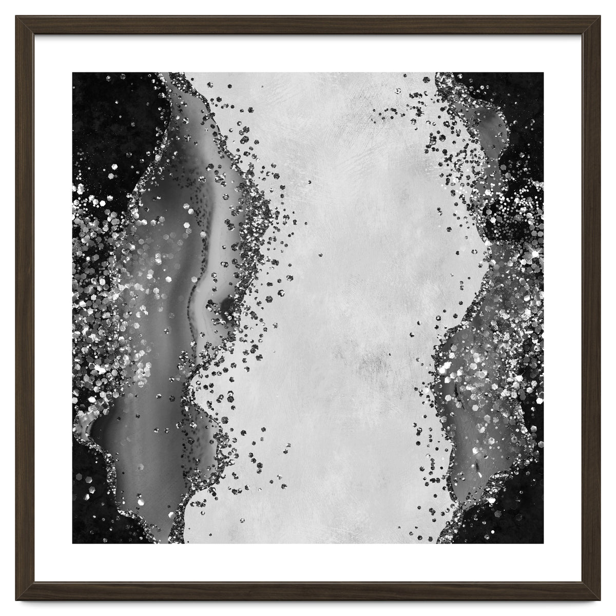 Black Glitter Agate Texture 01