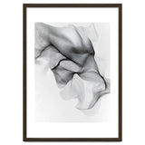Abstract Black And White Flowing Lines Forming Organic Shapes And Forms thumbnail
