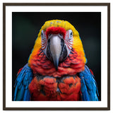 Close Up Portrait Of A Colorful Macaw Parrot thumbnail