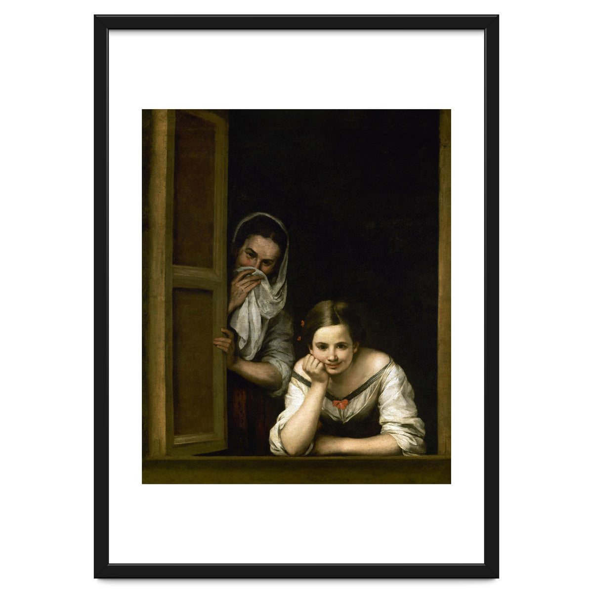 Bartolome Esteban Murillo:Two Women at a Window, c.1655/1660. National Gallery of Art Washington DC.