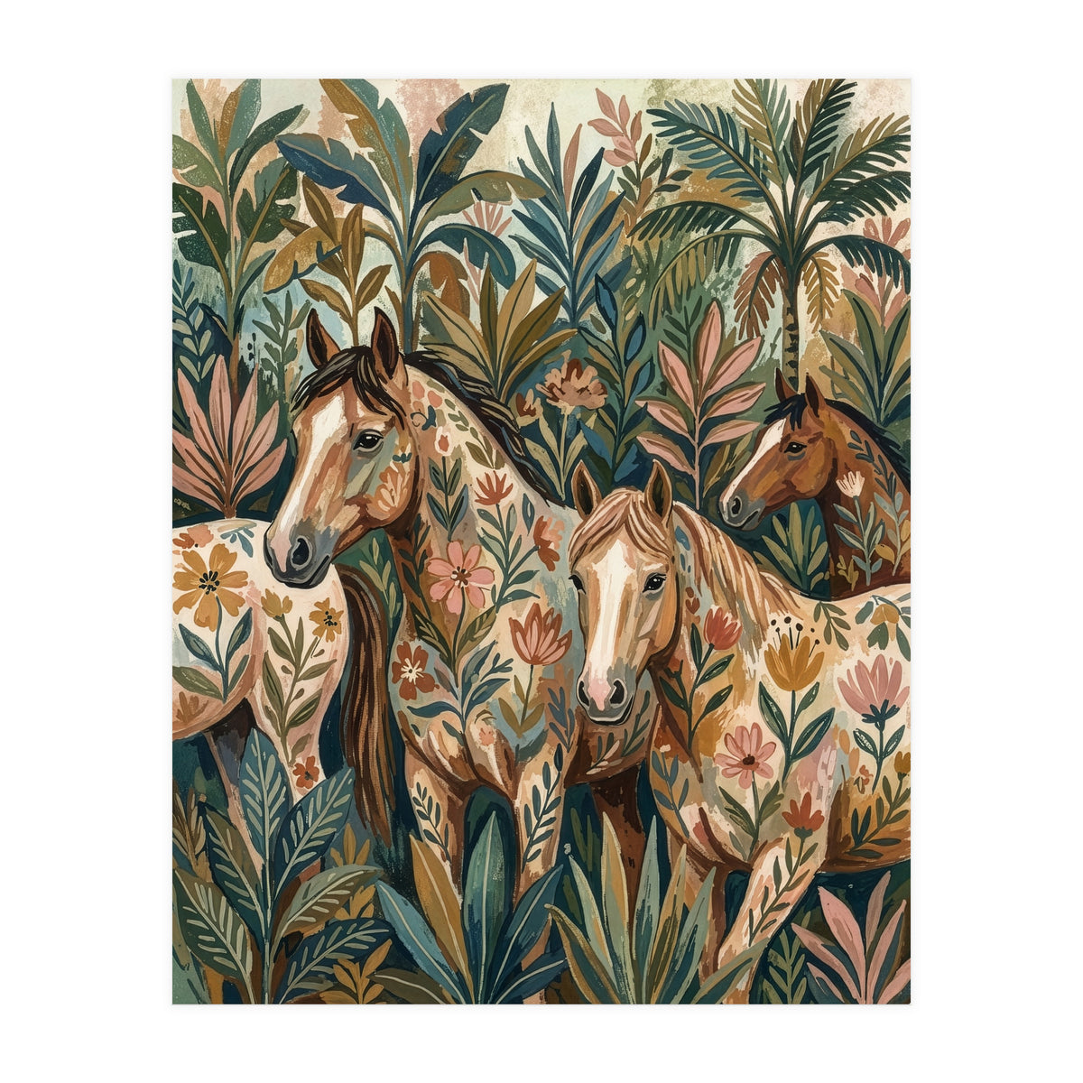 Tropical Equine Dreams (Print Only)