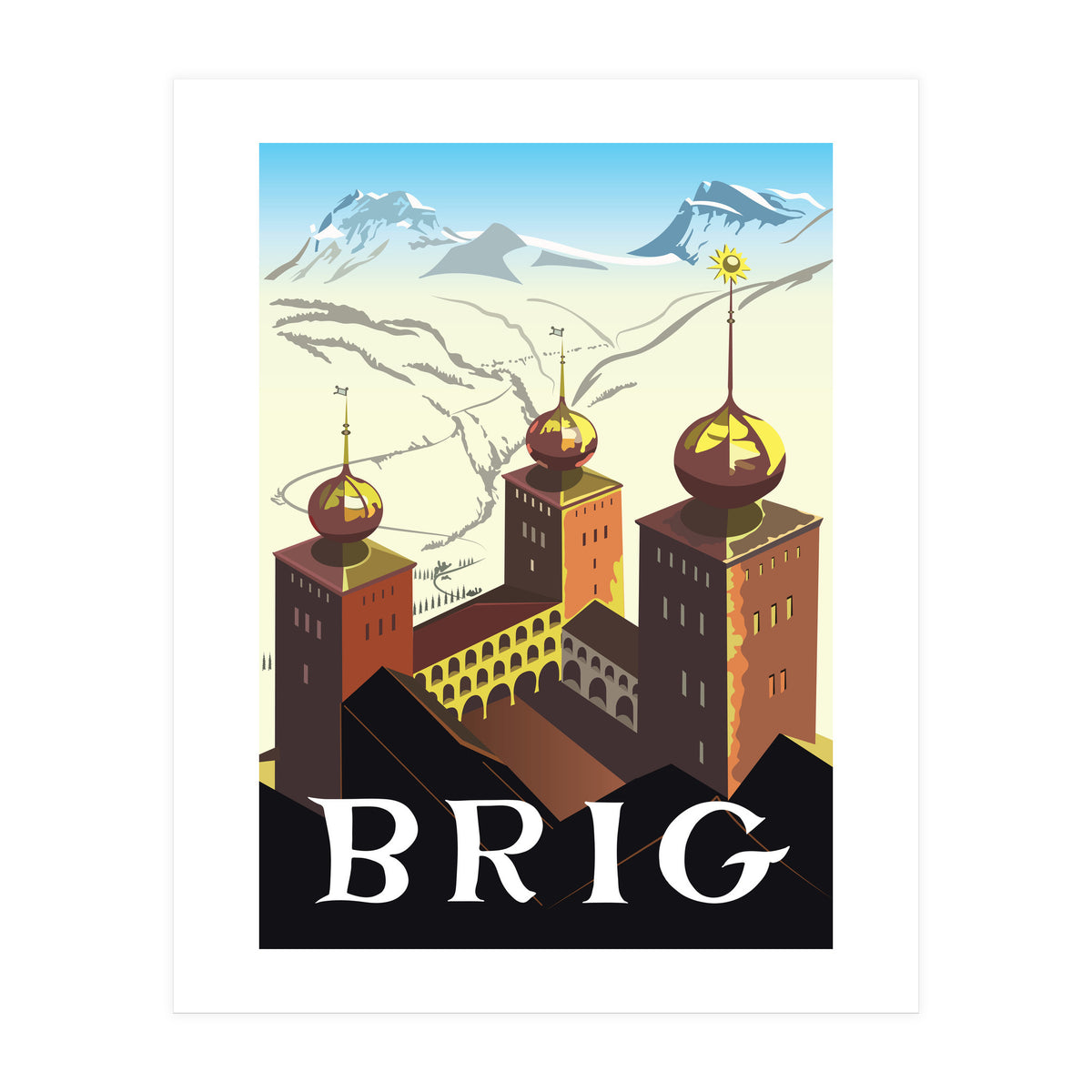Brig, Switzerland (Print Only)