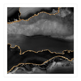Black & Gold Agate Texture 02 (Print Only) thumbnail