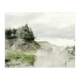 A natural hot spring landscape where steam rises - Iceland  (Print Only) thumbnail