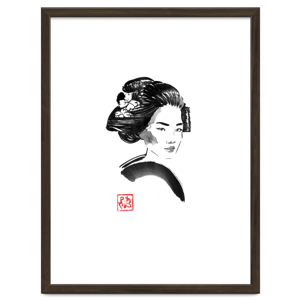 Geisha Hair Style