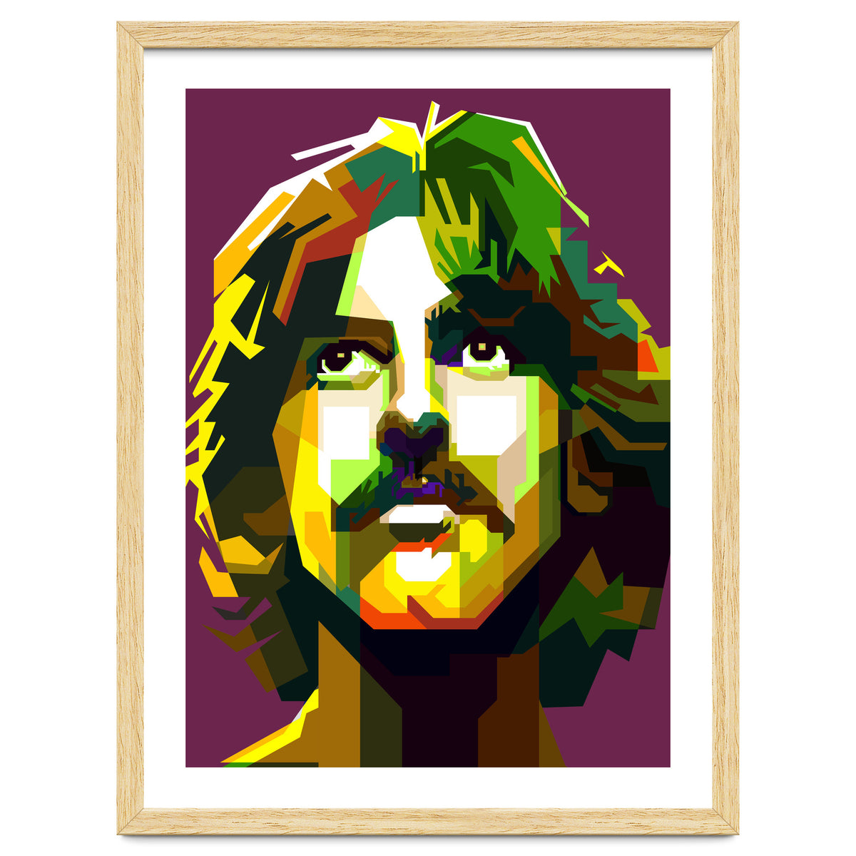 George Harrison The Beatles Pop Art WPAP