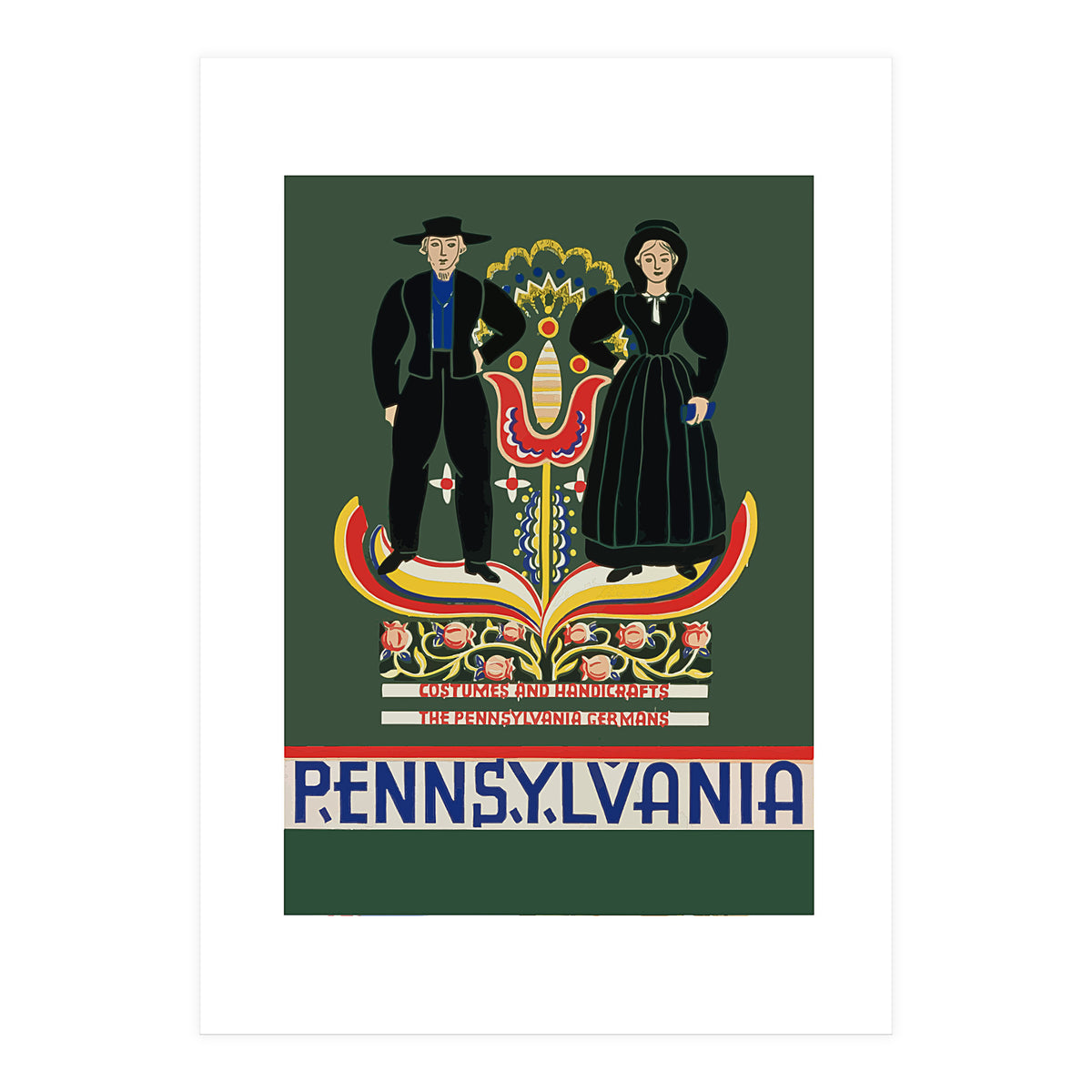 Pennsylvania, Traditional Costumes (Print Only)