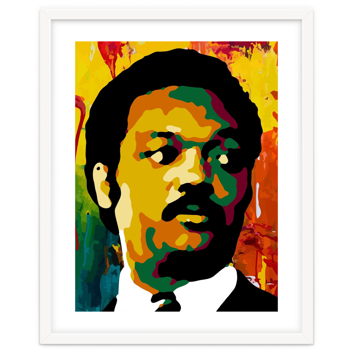 Jesse Jackson Colorful Abstract Art