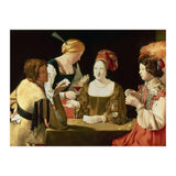 French school. The Cheater with the Ace of Diamonds. Le Tricheur à l'As de Carreaux. 17th century... (Print Only) thumbnail