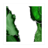 Green & Silver Agate Texture 15  (Print Only) thumbnail