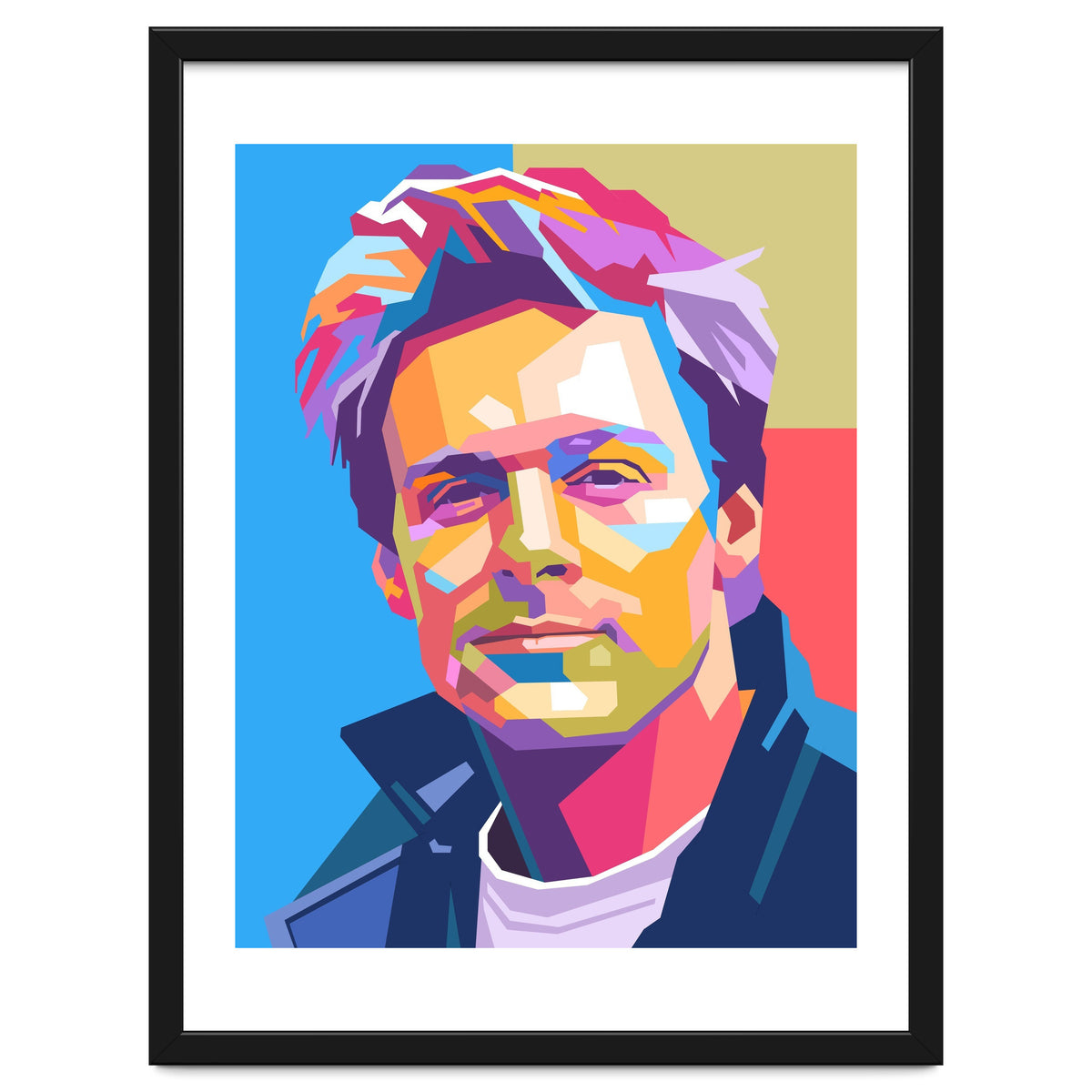 Bryan Adams pop art portrait