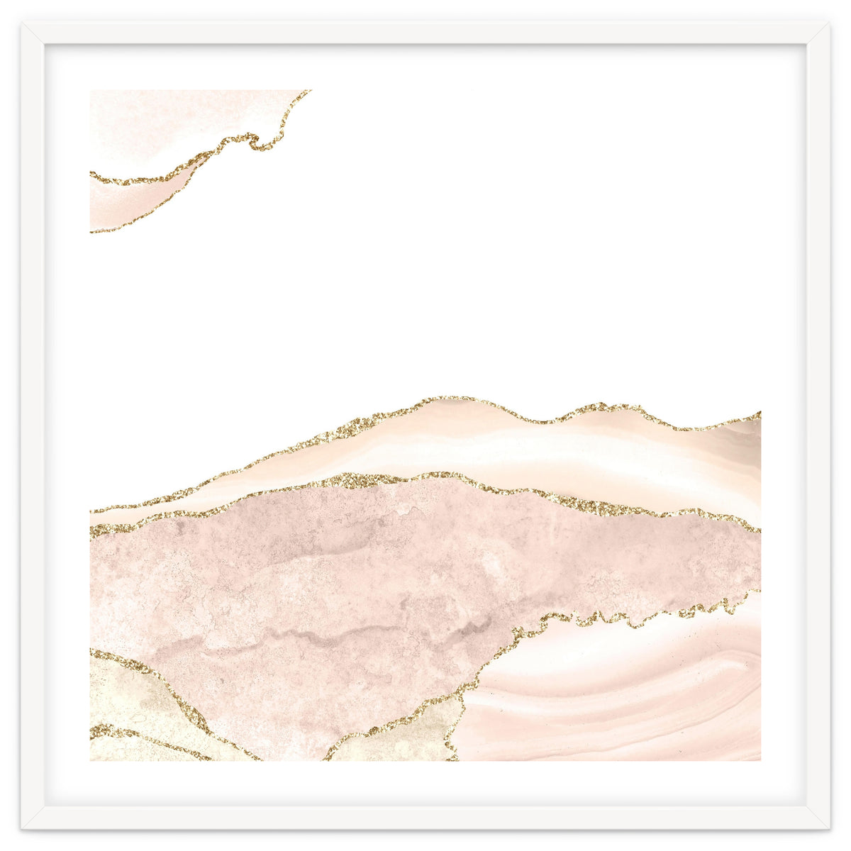 Ivory & Gold Agate Texture 08