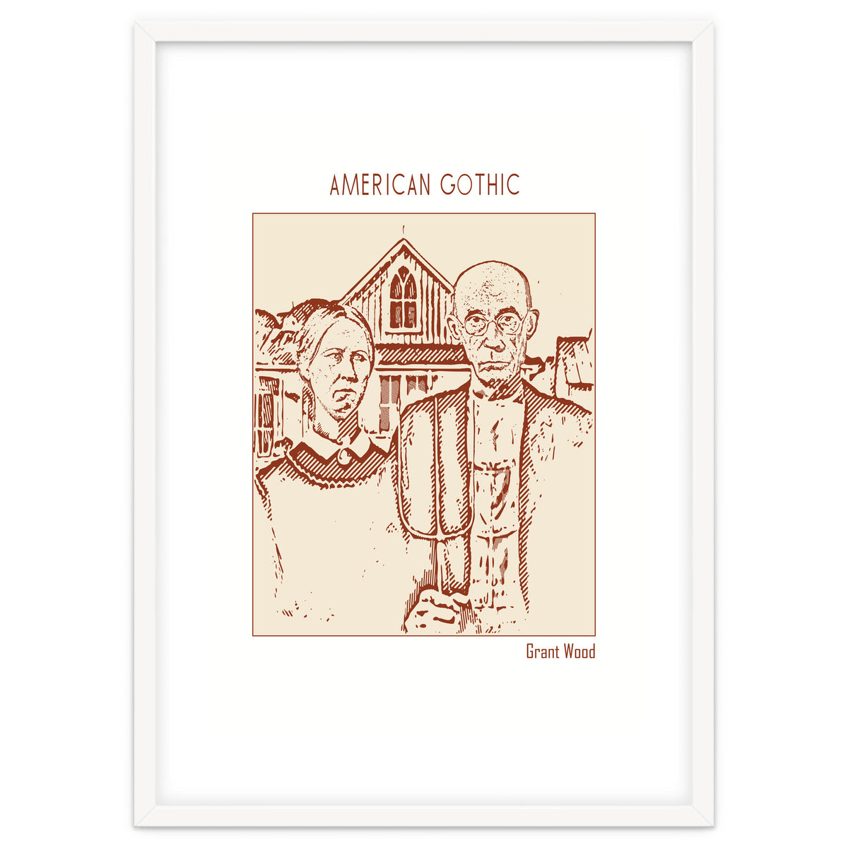 American Gothic – Grant Wood