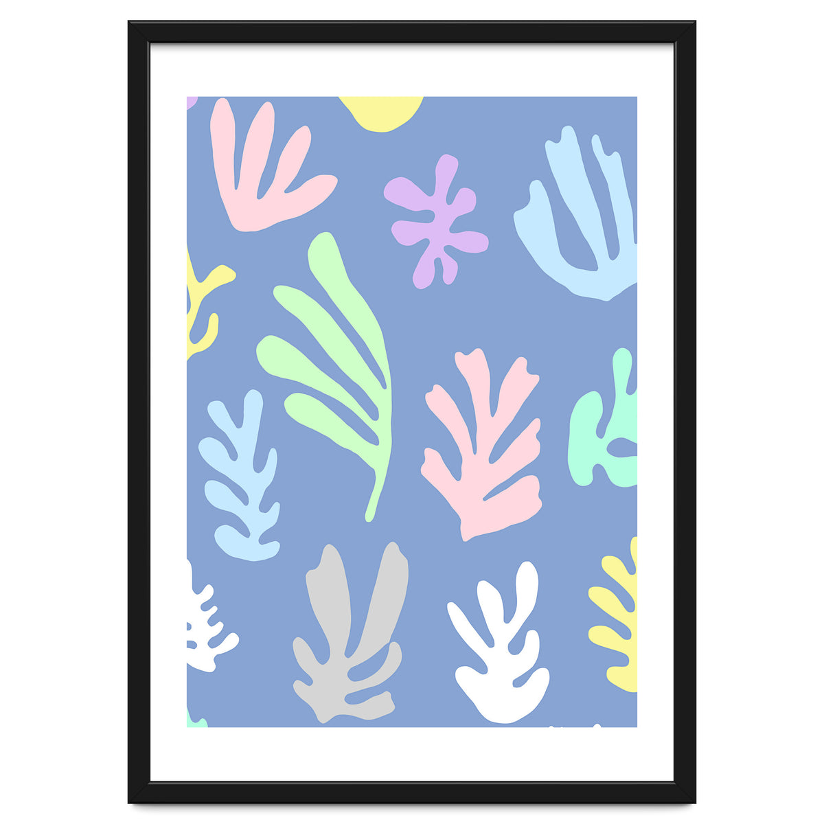 Matisse Colorful Leaves Blue