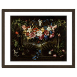 Juan de Arellano / 'Garland of Flowers with Landscape', 1652, Spanish School. thumbnail