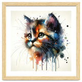 Colorful Kitten Portrait thumbnail