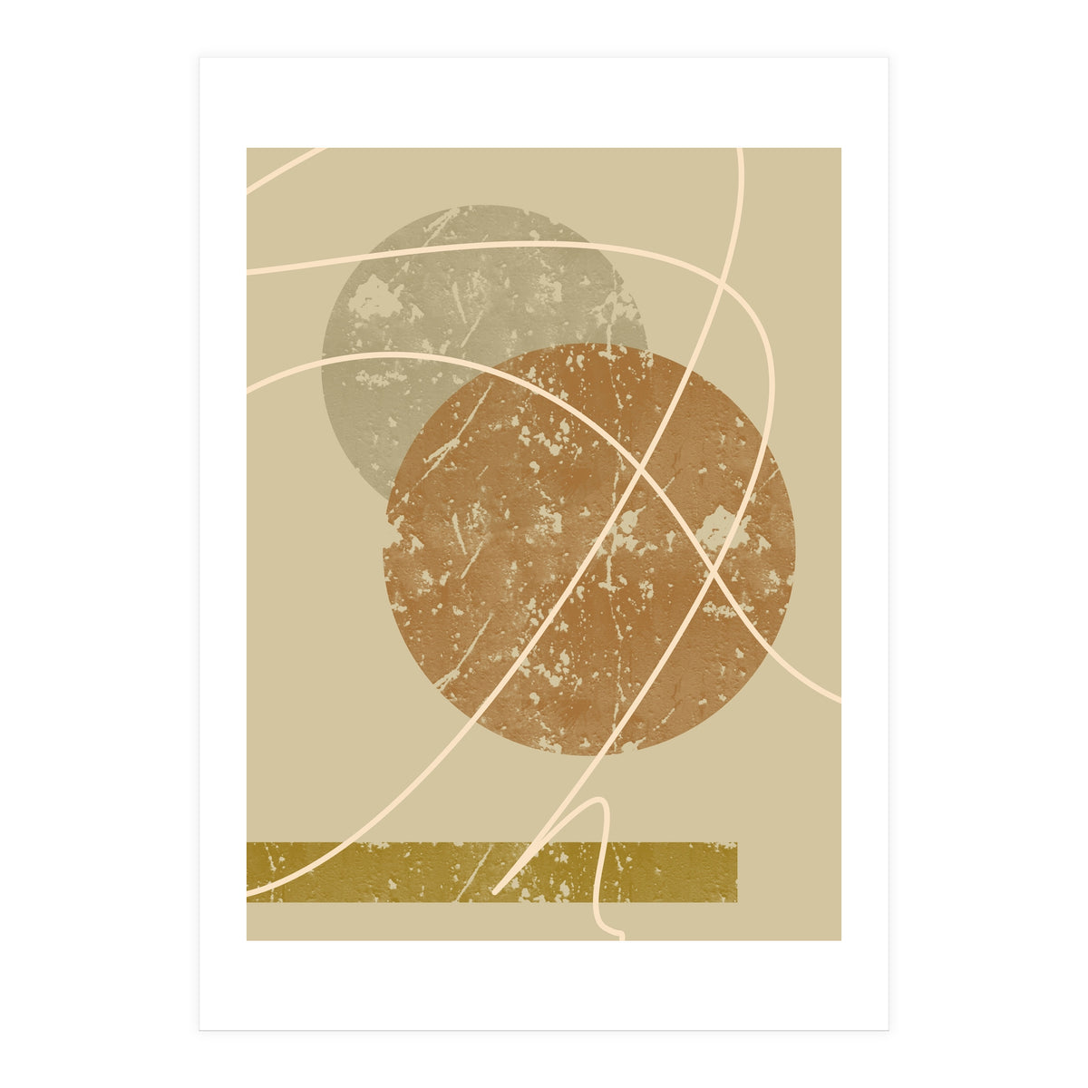 Circles and Lines in Harmony (Print Only)