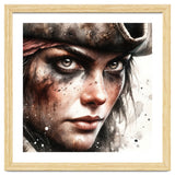 Fierce Pirate Captain Portrait thumbnail