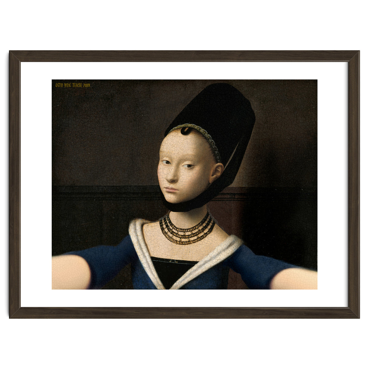 Petrus Christus  - Young Woman - Selfie