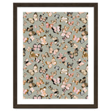 Flying Butterflies Gold Beige thumbnail