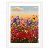 Vibrant Wildflower Field Oil Painting thumbnail