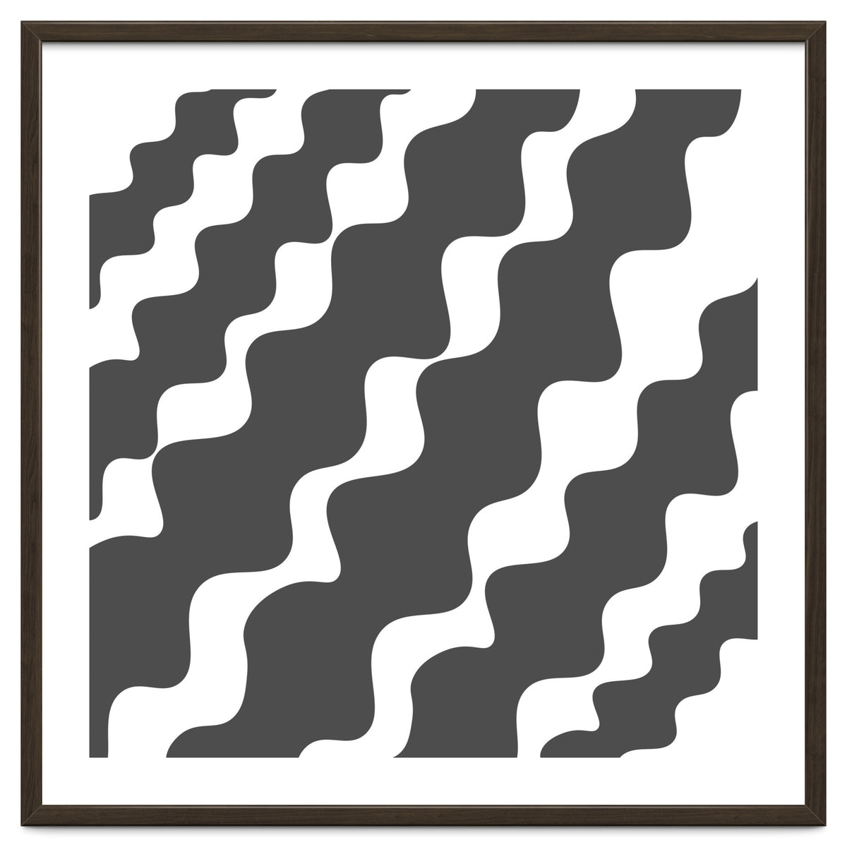 Grey Wavy Pattern