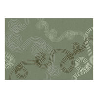 calming essentials loops sage green (Print Only)