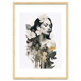 Collage Of A Woman And Flowers thumbnail