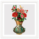 flower vase collage art thumbnail