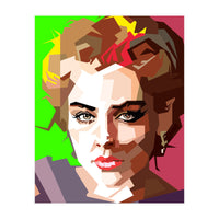 Sharon Stone Actress Movie Retro Illustration (Print Only)