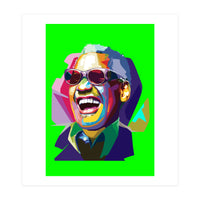 Ray Charles Jazz Singer Pop Art Illustration (Print Only)