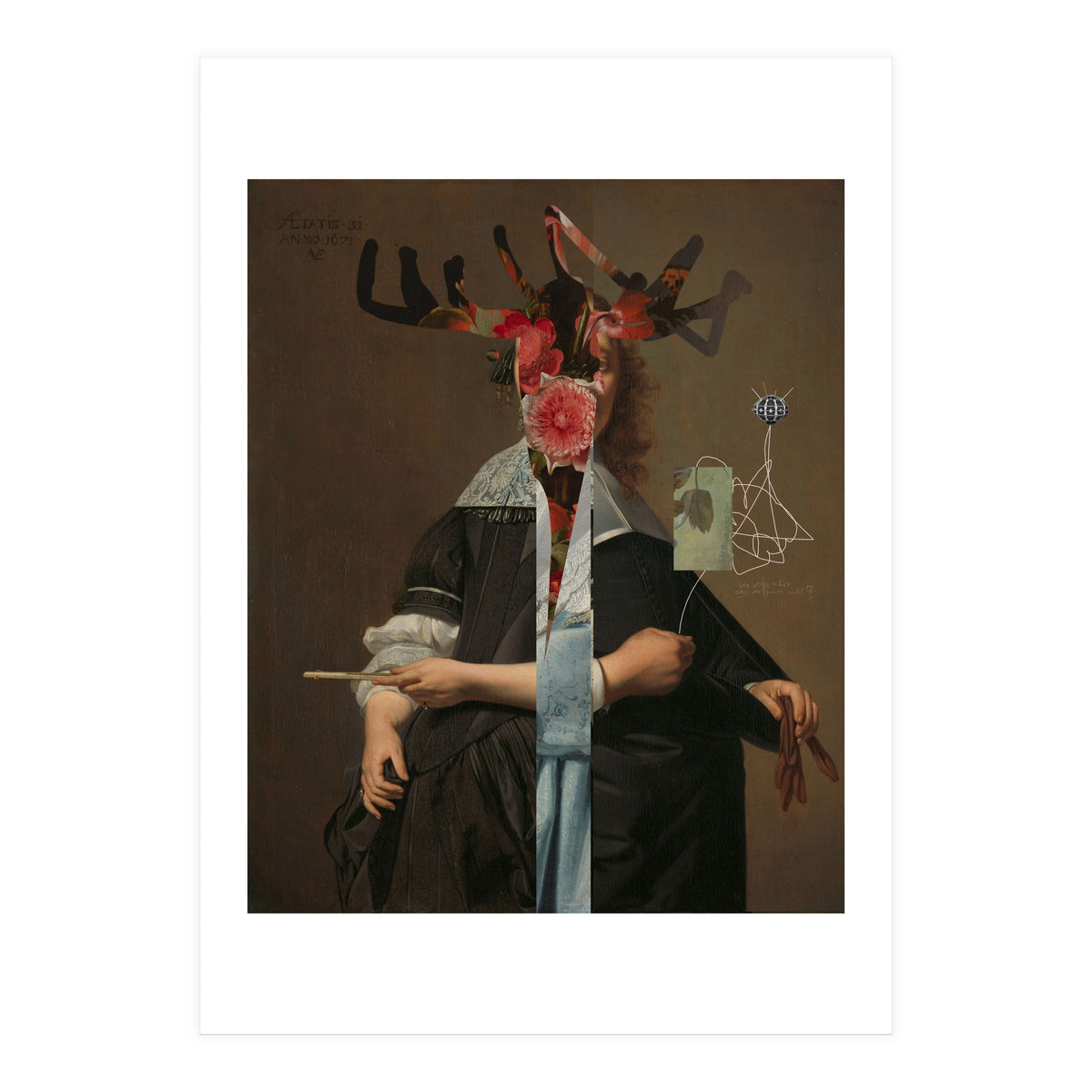 Classic Mix 252 · Hirsch Blumen (Print Only)