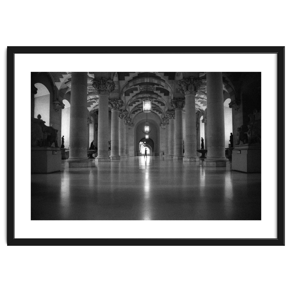 Lost inside the Louvre