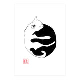Ying yang Cat (Print Only) thumbnail