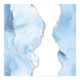 Blue & Silver Agate Glitter Texture 06 (Print Only) thumbnail