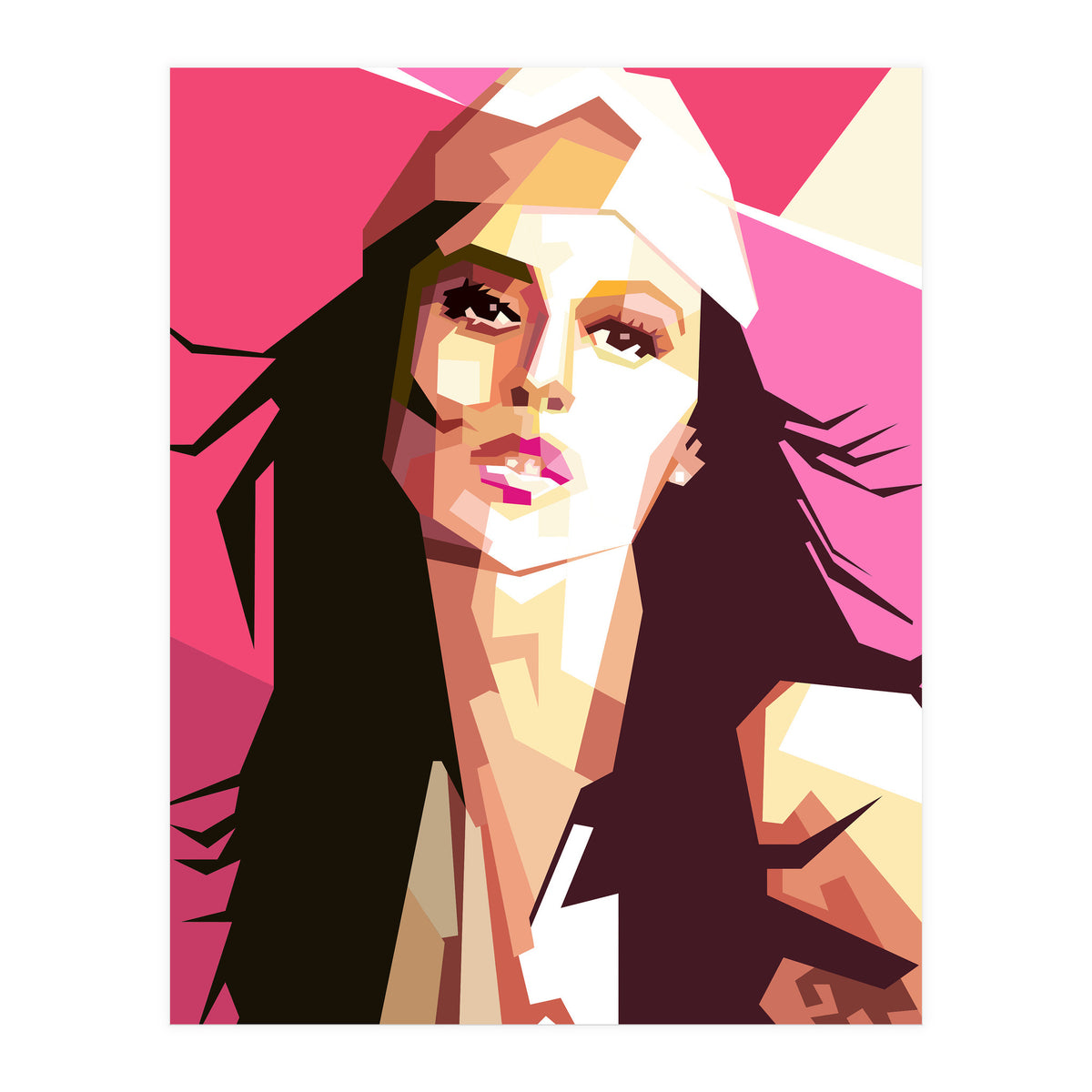 Beauty Monica Bellucci Actress Art Retro (Print Only)