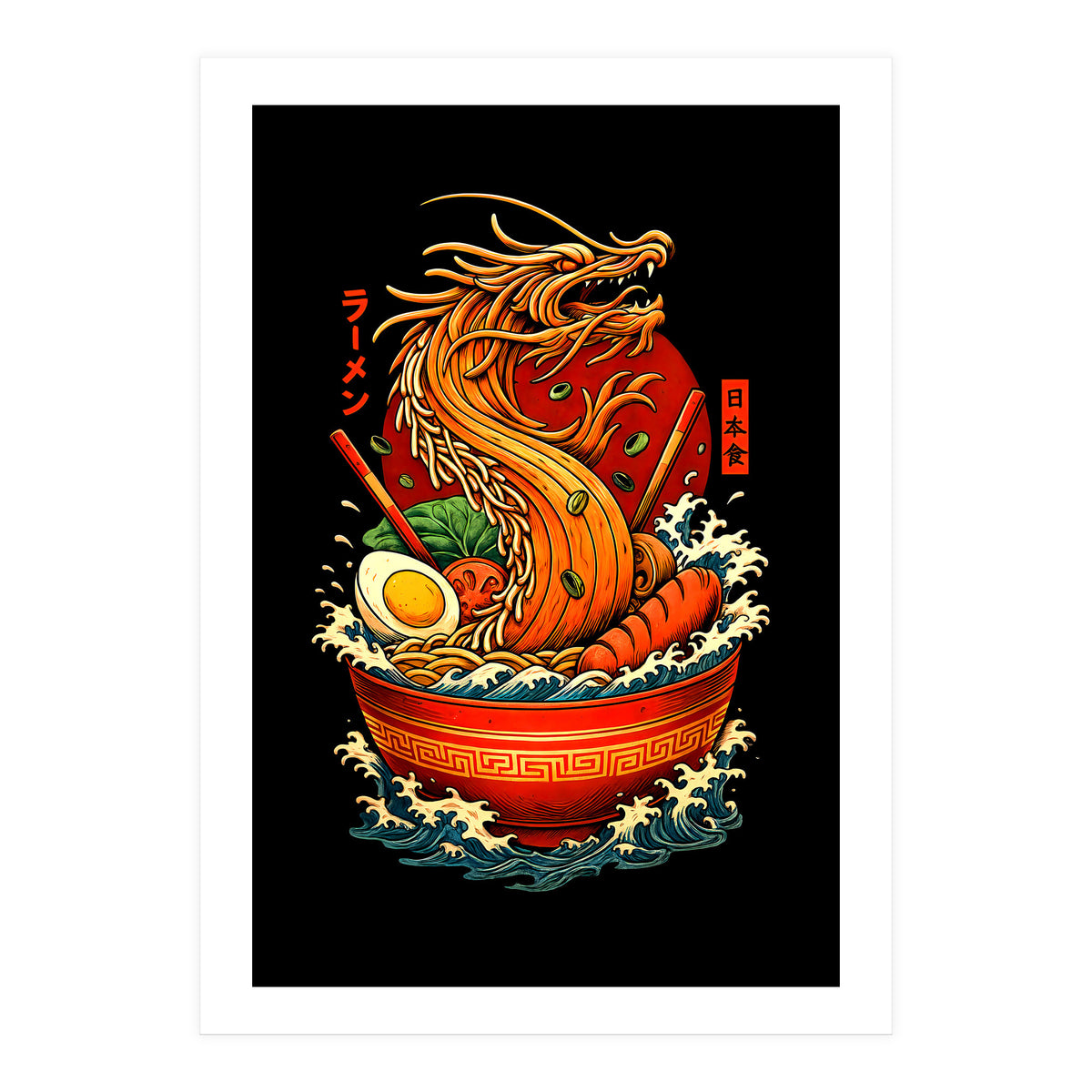 Ramen Dragon (Print Only)