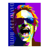 David Lee Roth Rock Singer Art WPAP (Print Only) thumbnail