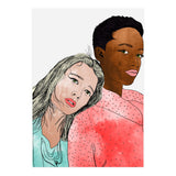 Egalitarism | Equality Anti-racism Feminism Multiculturism | Individuality Watercolor (Print Only) thumbnail