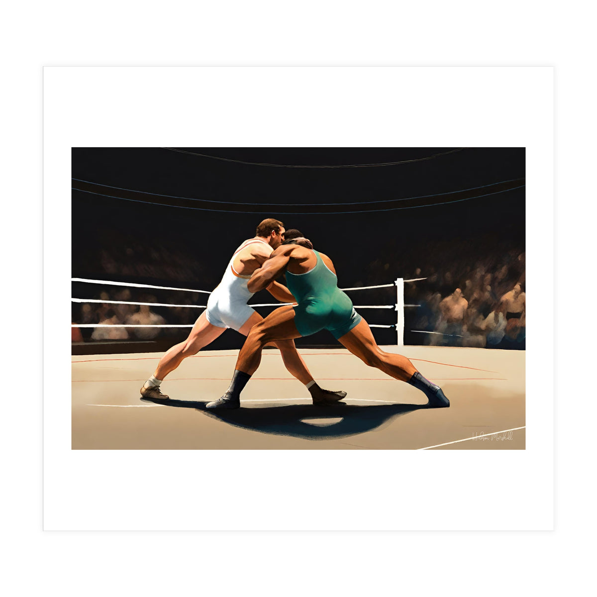 Wrestlers #3 (Print Only)