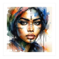 Tribal Muse Portrait (Print Only)