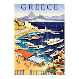 Greece, Fishing Boats on a Harbor (Print Only) thumbnail