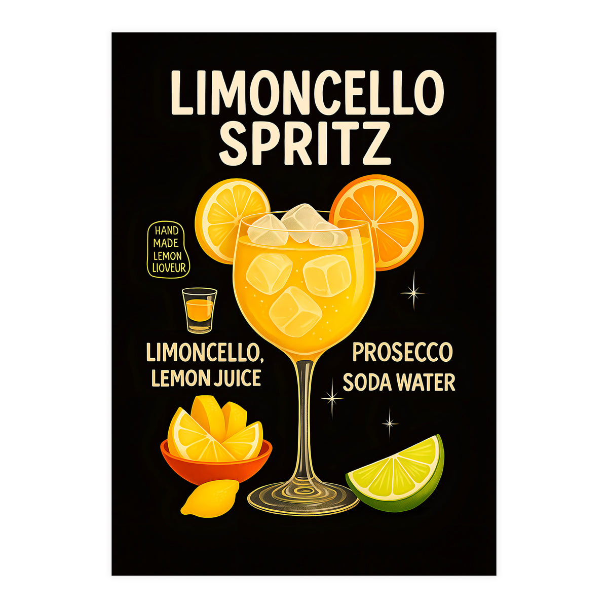 Limoncello Spritz (Print Only)