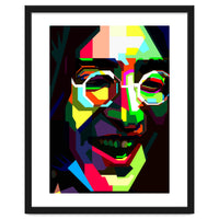 John Lennon Legend Pop Art WPAP