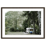 Travel trailer in the green garden thumbnail