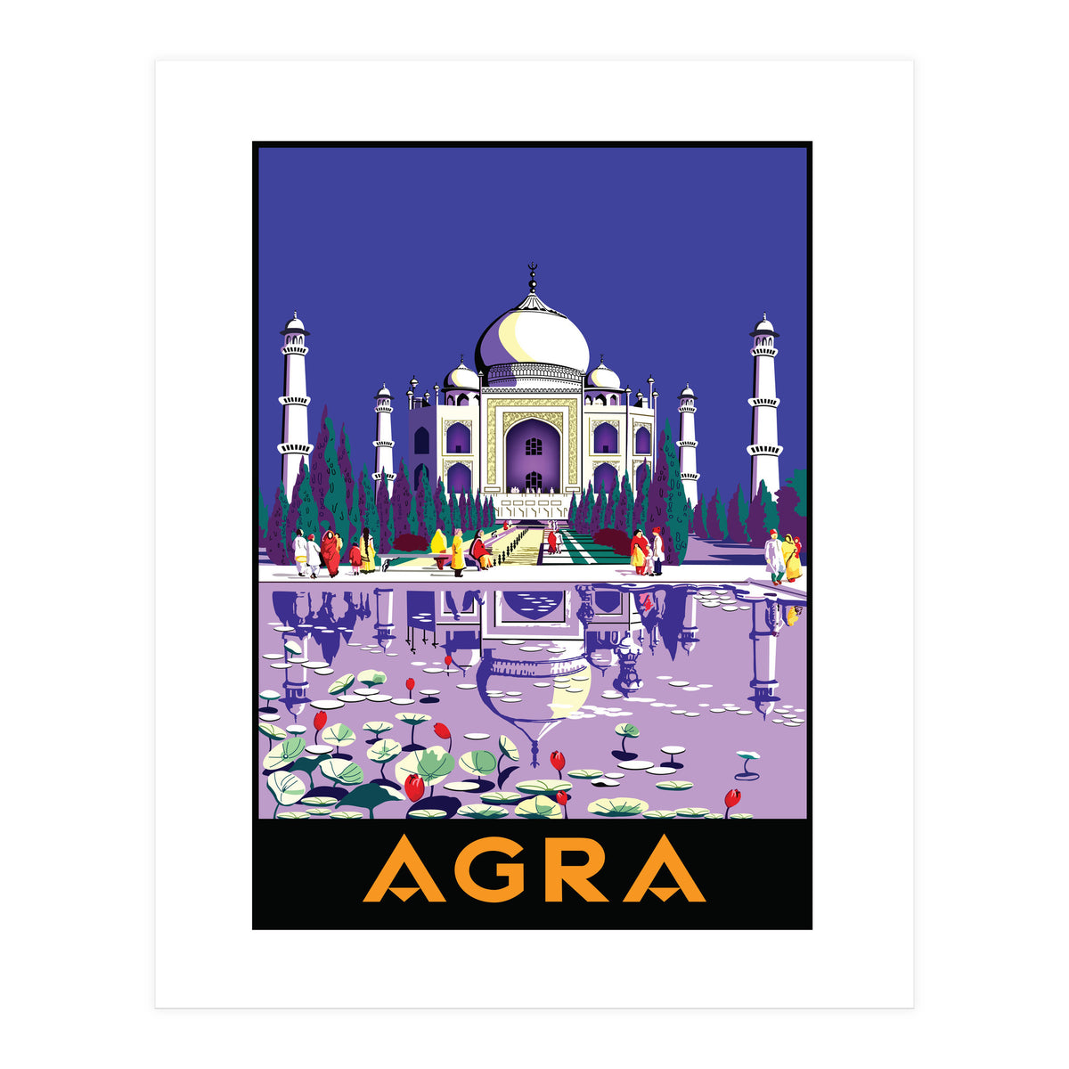 Agra, Taj Mahal, India (Print Only)