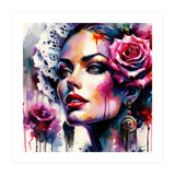 Rose Mantilla Flamenco Portrait (Print Only) thumbnail